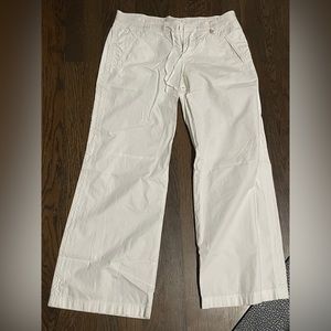 Casual white pants
